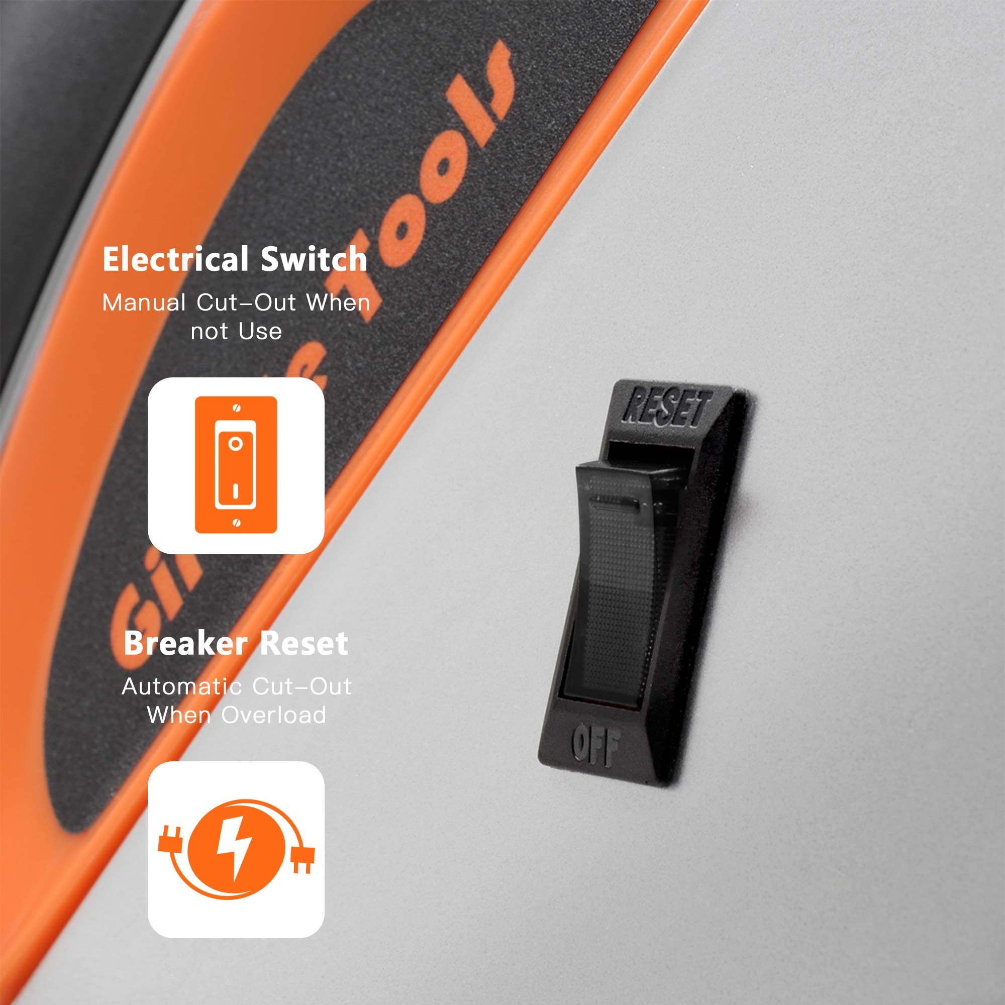 Retractable Extension Cord Reel-12/14/16 AWG-M.O.R.E.