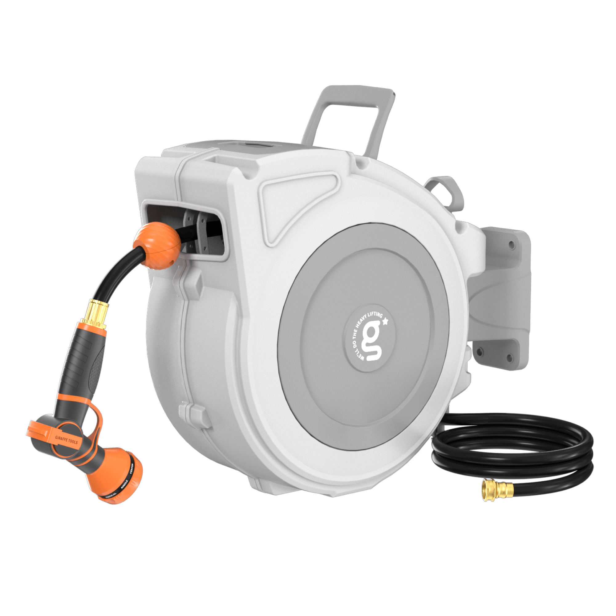 Retractable Garden Hose Reel-1/2 in-65ft-M.O.R.E.