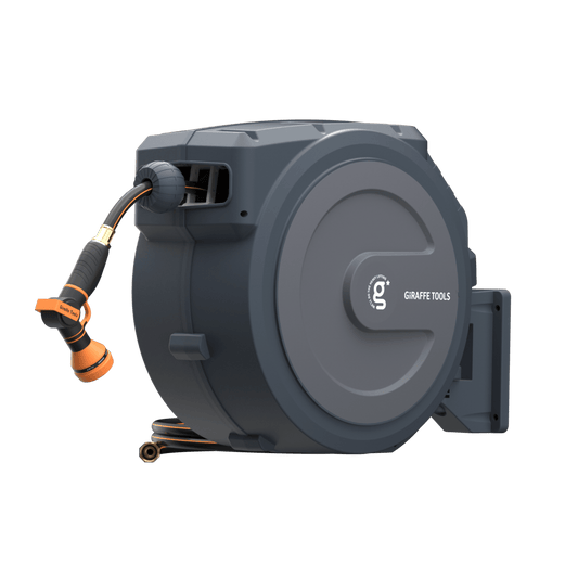 Retractable Garden Hose Reel-1/2in-100ft-M.O.R.E.