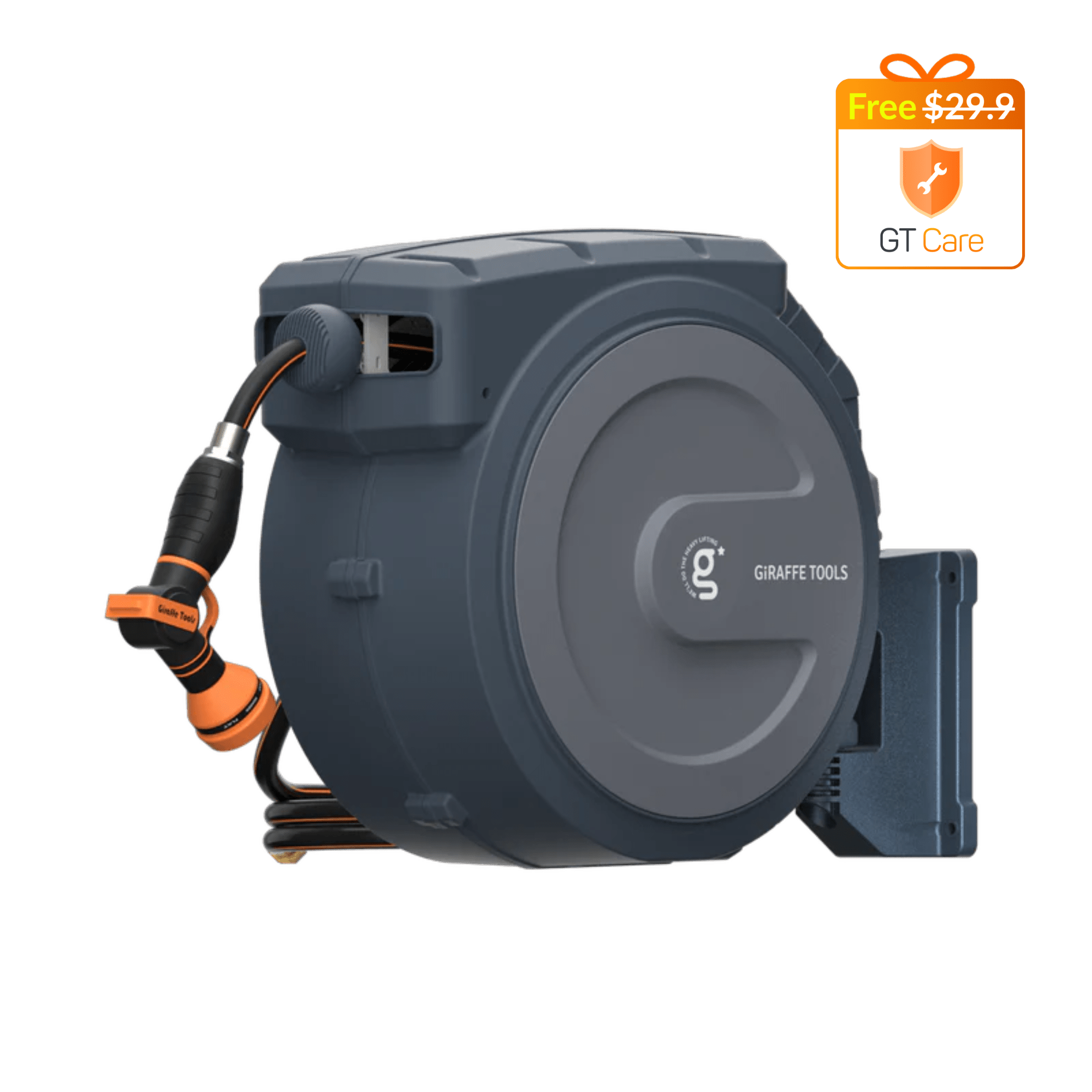 Retractable Garden Hose Reel-1/2in-78ft-M.O.R.E.