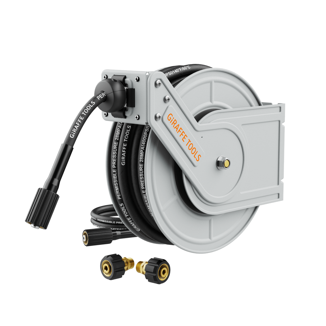 Retractable Pressure Hose Reel-1/4in-M.O.R.E.