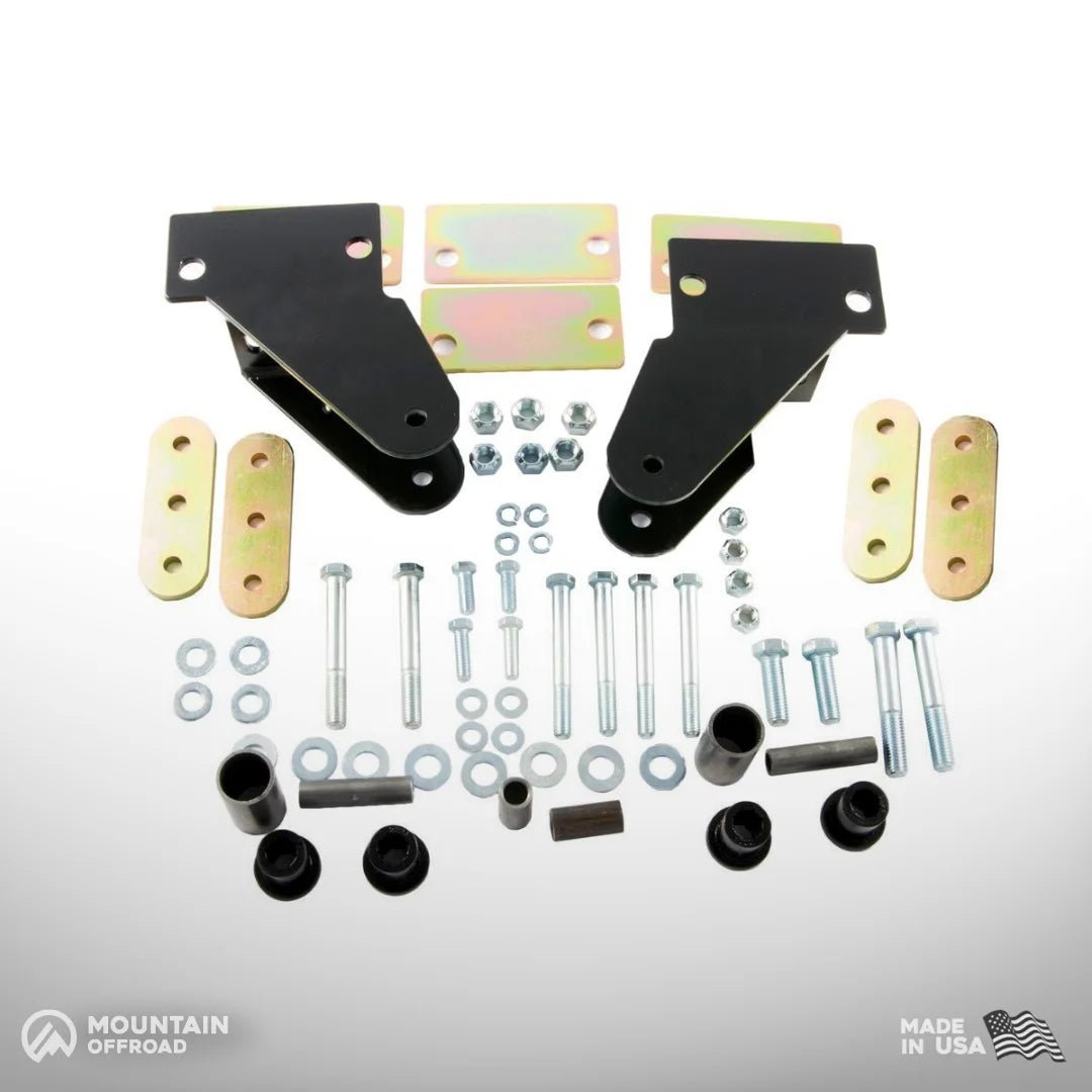 Shackle Reversal System for Jeep CJ (1976-86) with 2.5" YJ Springs-M.O.R.E.