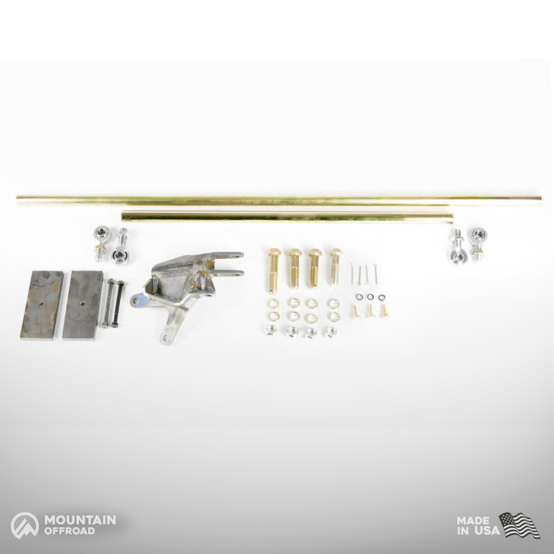 Steering Correction Kit: Stage 1 for Jeep Wrangler YJ (1987-95)-M.O.R.E.