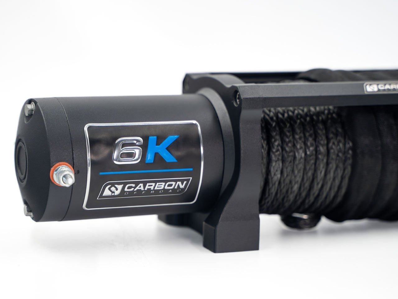 Carbon Offroad Long Drum 6000lb ATV/Small 4X4 Winch-M.O.R.E.
