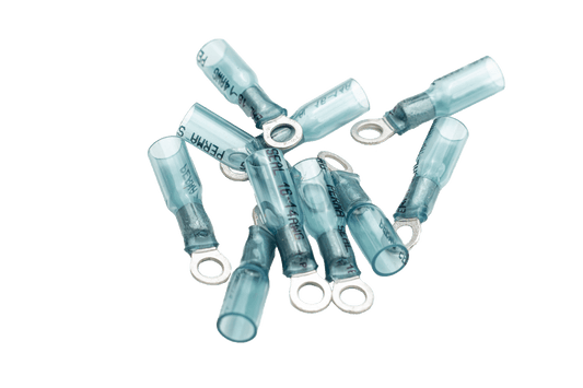 14-16 Gauge Ring Terminals, Pack of 10-M.O.R.E.