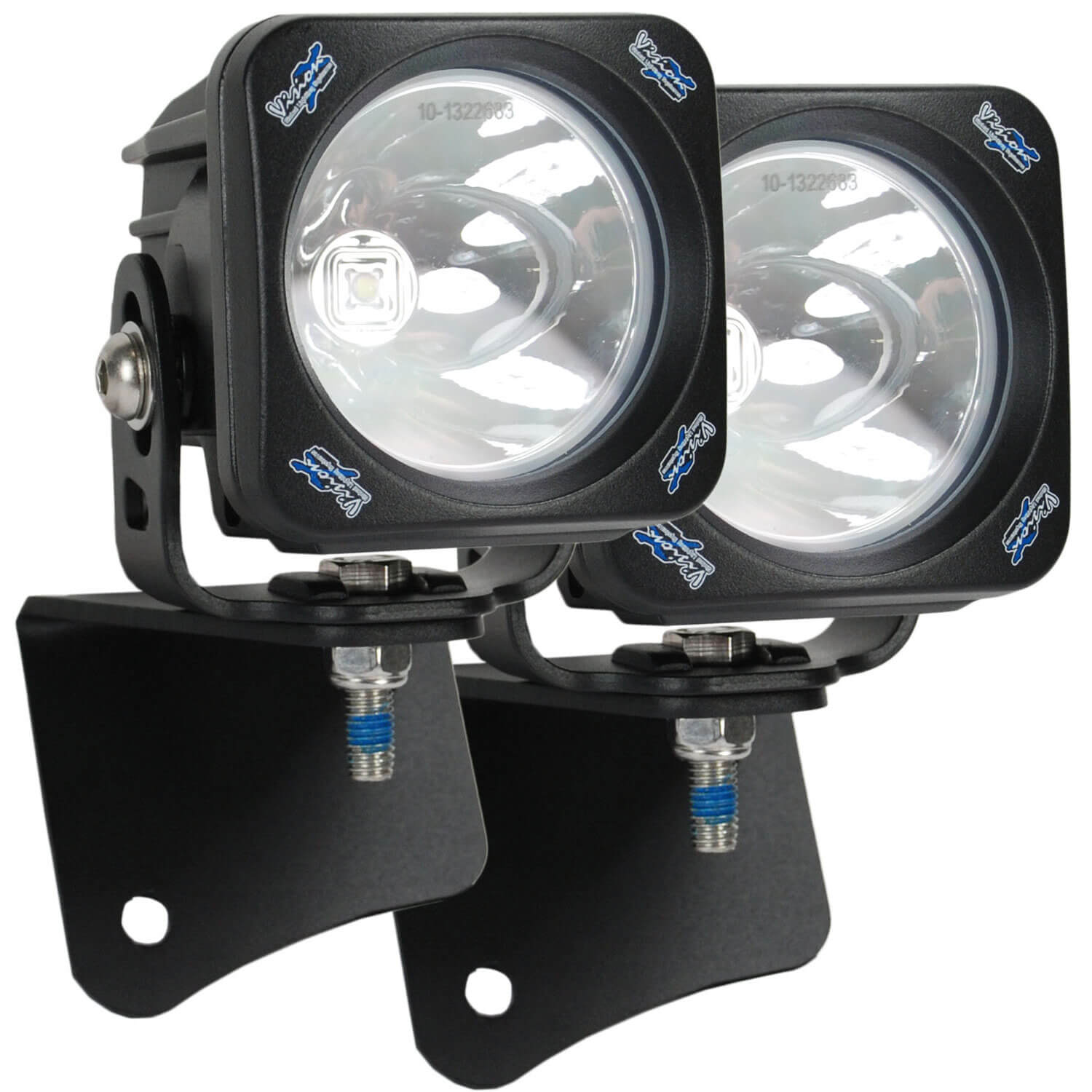 1997 - 2006 Jeep Wrangler TJ A - Pillar Mount (with Optimus Square 10º Light ) - Mountain Offroad (M.O.R.E.)