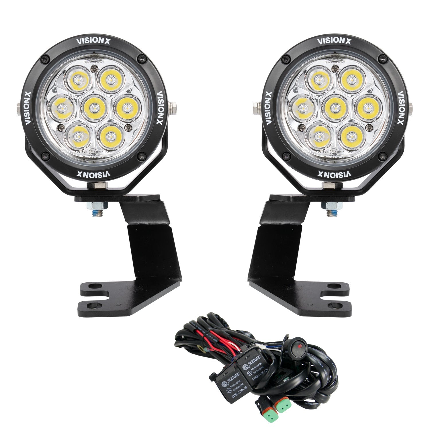 2010 - 2023 Toyota 4 - Runner A - Pillar Mounts with 4.7" CG2 Light Cannon - Mountain Offroad (M.O.R.E.)