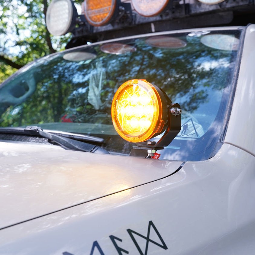 2010 - 2023 Toyota 4 - Runner A - Pillar Mounts with 4.7" CG2 Light Cannon - Mountain Offroad (M.O.R.E.)