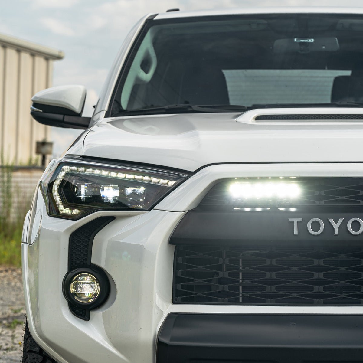 2014 - 2023 Toyota 4 - Runner Grille Light Bar Kit - Mountain Offroad (M.O.R.E.)