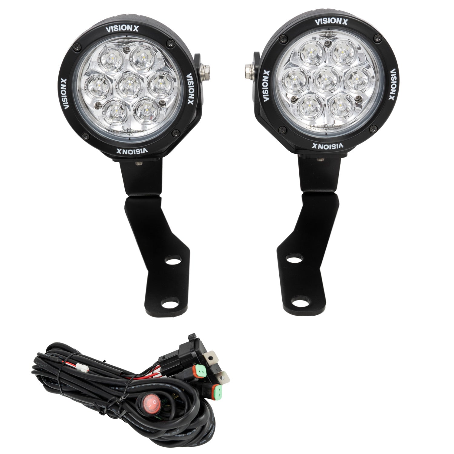 2016 - 2023 Toyota Tacoma A - Pillar Mounts with 4.7" CG2's - Mountain Offroad (M.O.R.E.)