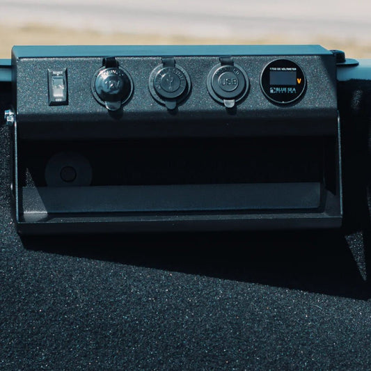 2018-2023 4-Door Jeep Wrangler Outlet Box Shelf-M.O.R.E.