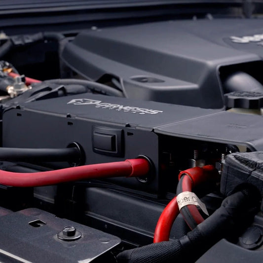 2020 - 2023 Diesel Wrangler Dual Battery Kit - Under Hood - Mountain Offroad (M.O.R.E.)
