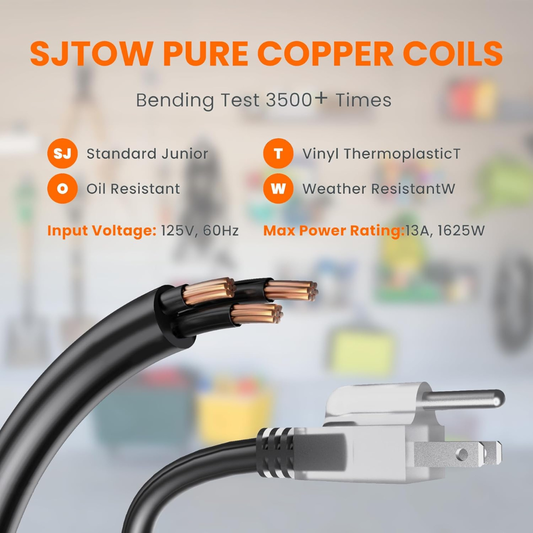 Retractable Extension Cord Reel-12/14/16 AWG-M.O.R.E.