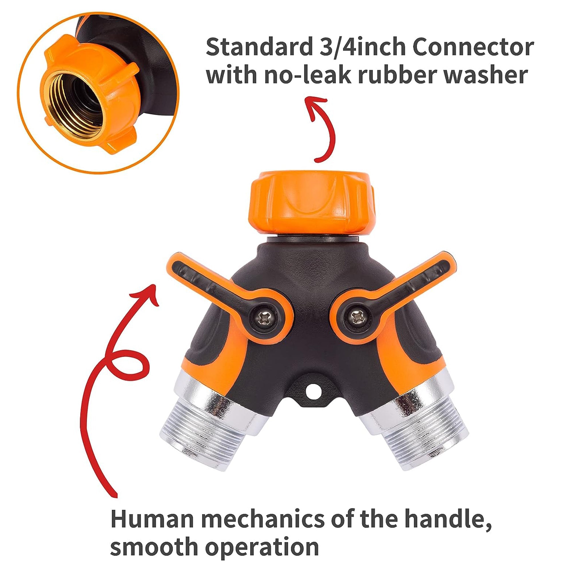 Metal Water Hose Splitter-M.O.R.E.