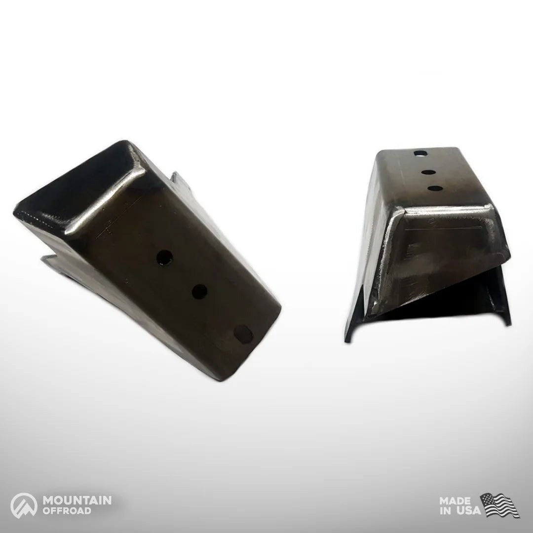 4.0L Motor Mount Frame Horn conversion for Jeep Wrangler TJ (1997-06) with a factory 4-cylinder frame (TJ4.0FH)-M.O.R.E.