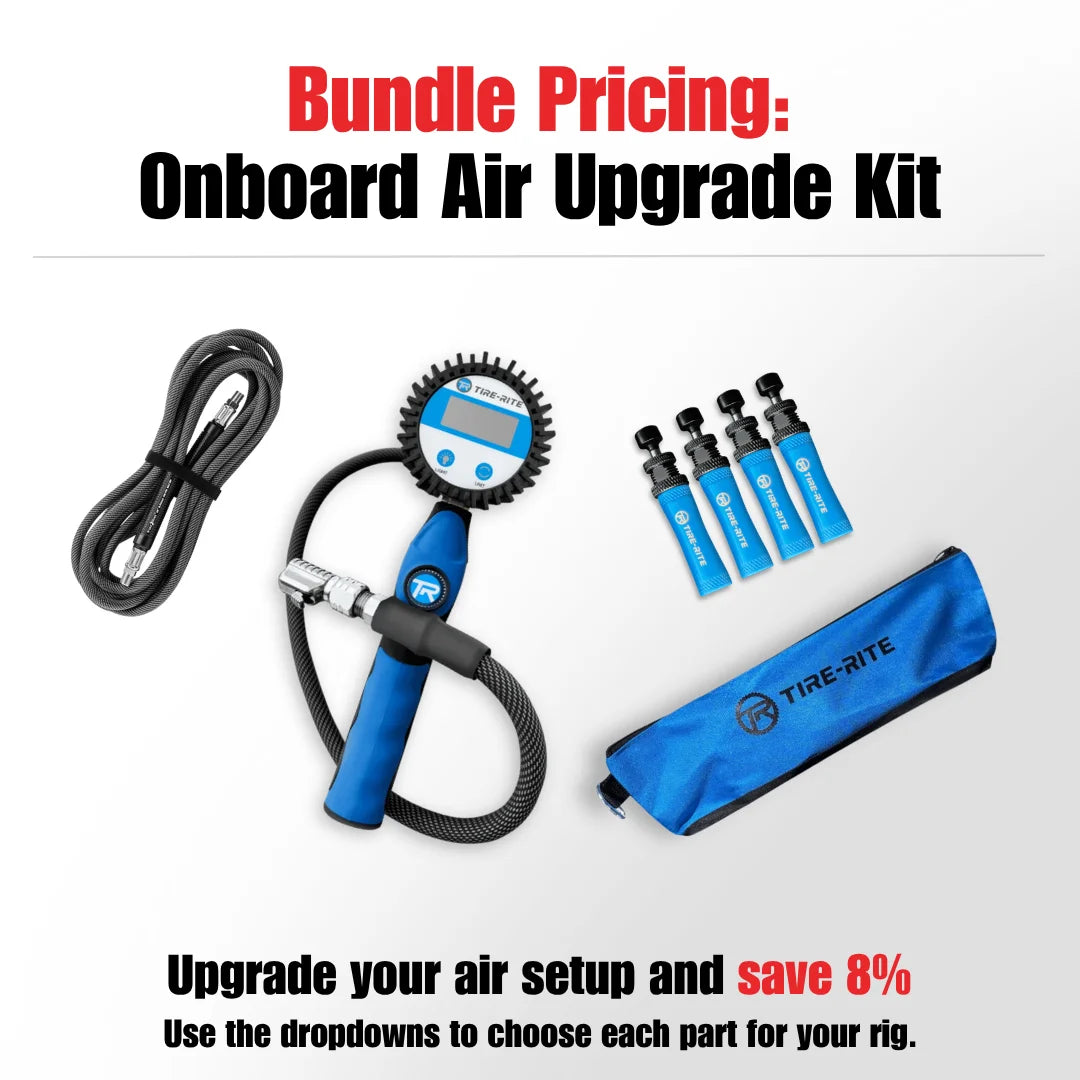 Onboard Air Upgrade Kit: Digital Inflator, Air Hose & Auto Deflators-M.O.R.E.