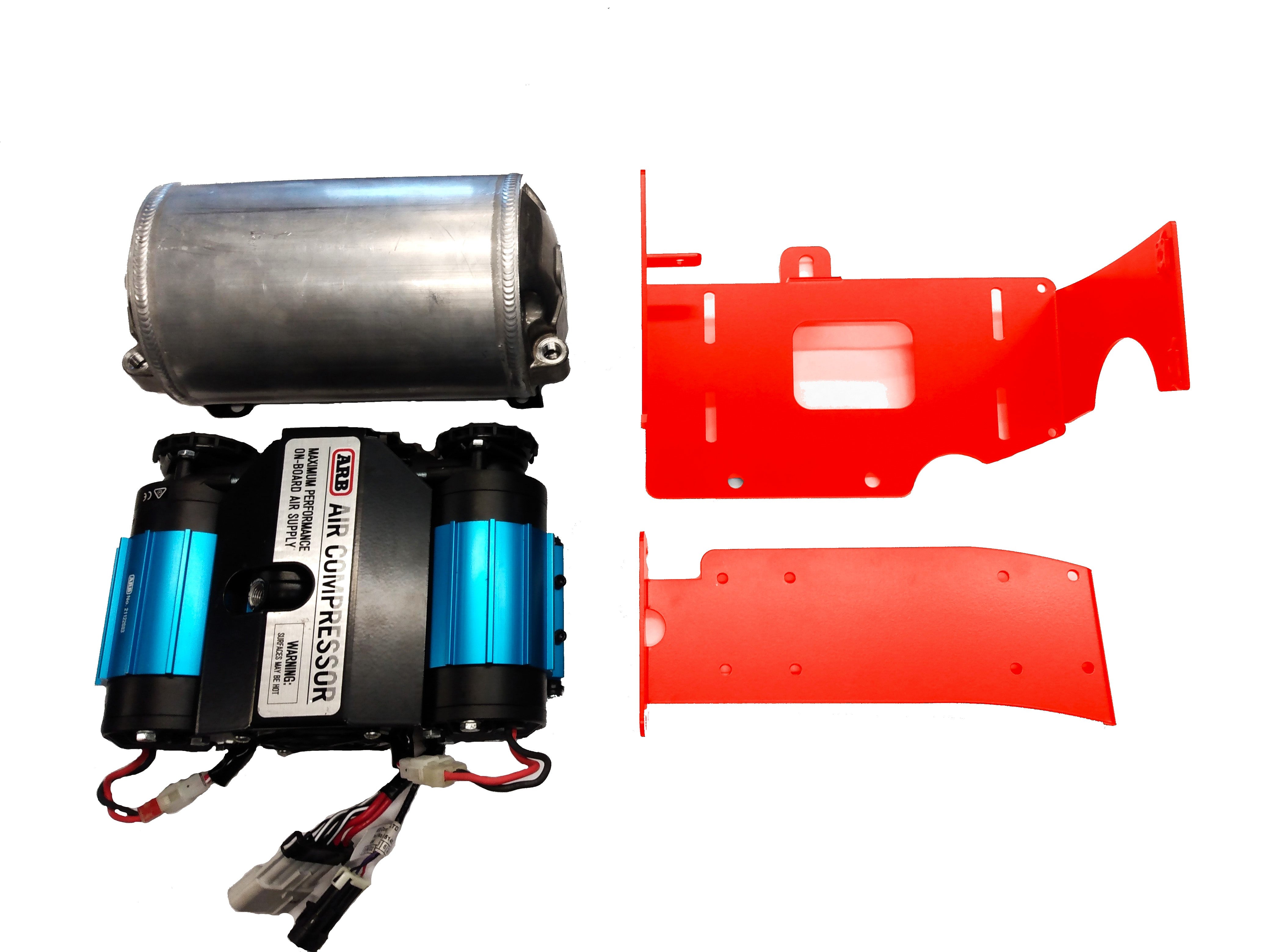 Bundle Pricing: ARB Mounting Bracket (ARBTACO3), ARB Air Compressor (CKMTA12), & ARB 1 Gallon Air Tank (171507) for Toyota Tacoma Gen 3 (2016-23) & Gen 4 (2024-Current)-M.O.R.E.