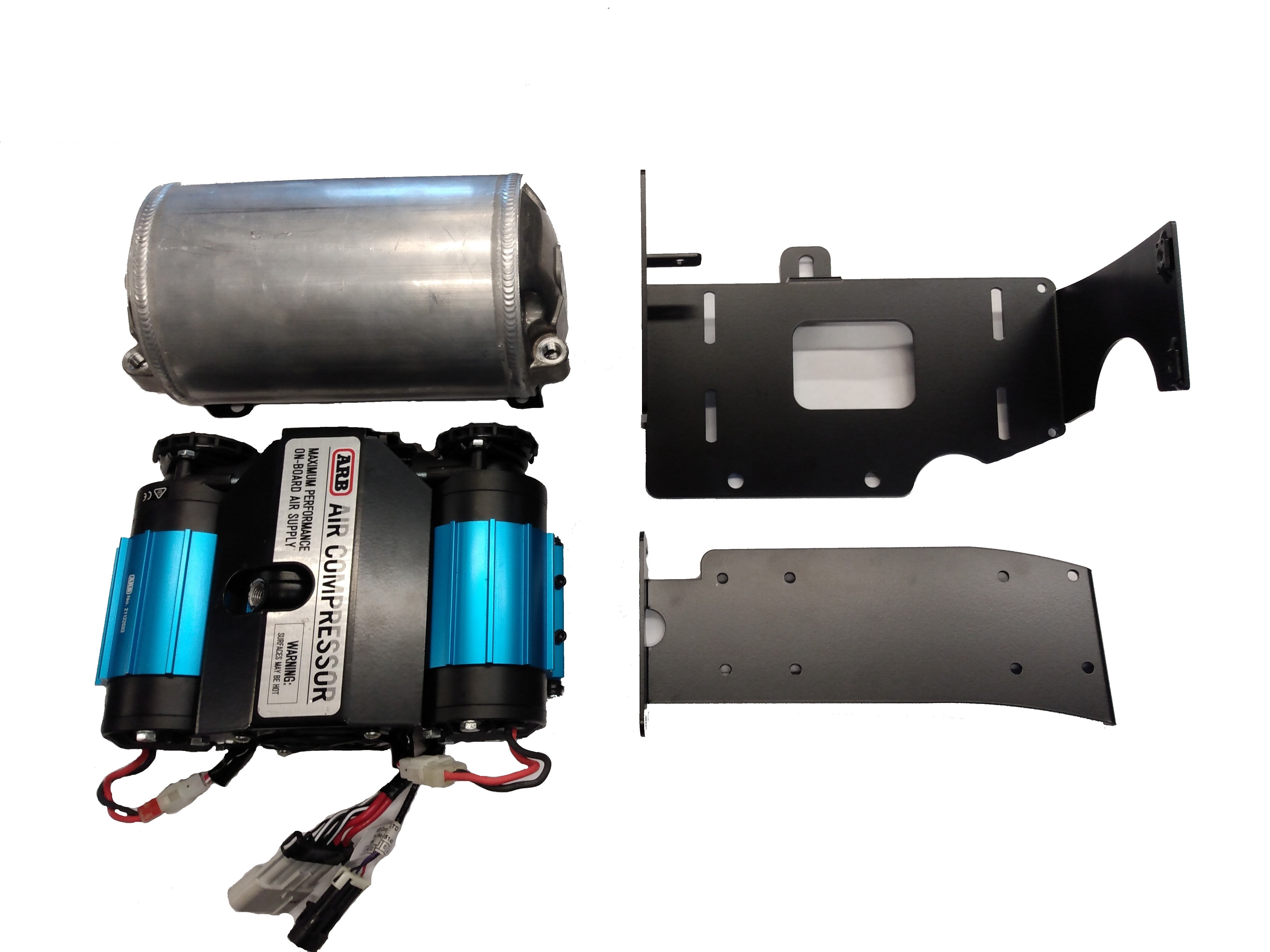 Bundle Pricing: ARB Mounting Bracket (ARBTACO3), ARB Air Compressor (CKMTA12), & ARB 1 Gallon Air Tank (171507) for Toyota Tacoma Gen 3 (2016-23) & Gen 4 (2024-Current)-M.O.R.E.