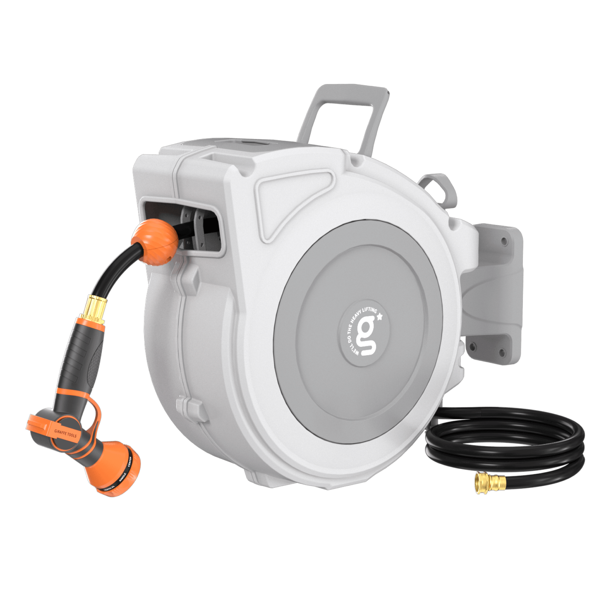 Retractable Garden Hose Reel-1/2 in-65ft-M.O.R.E.