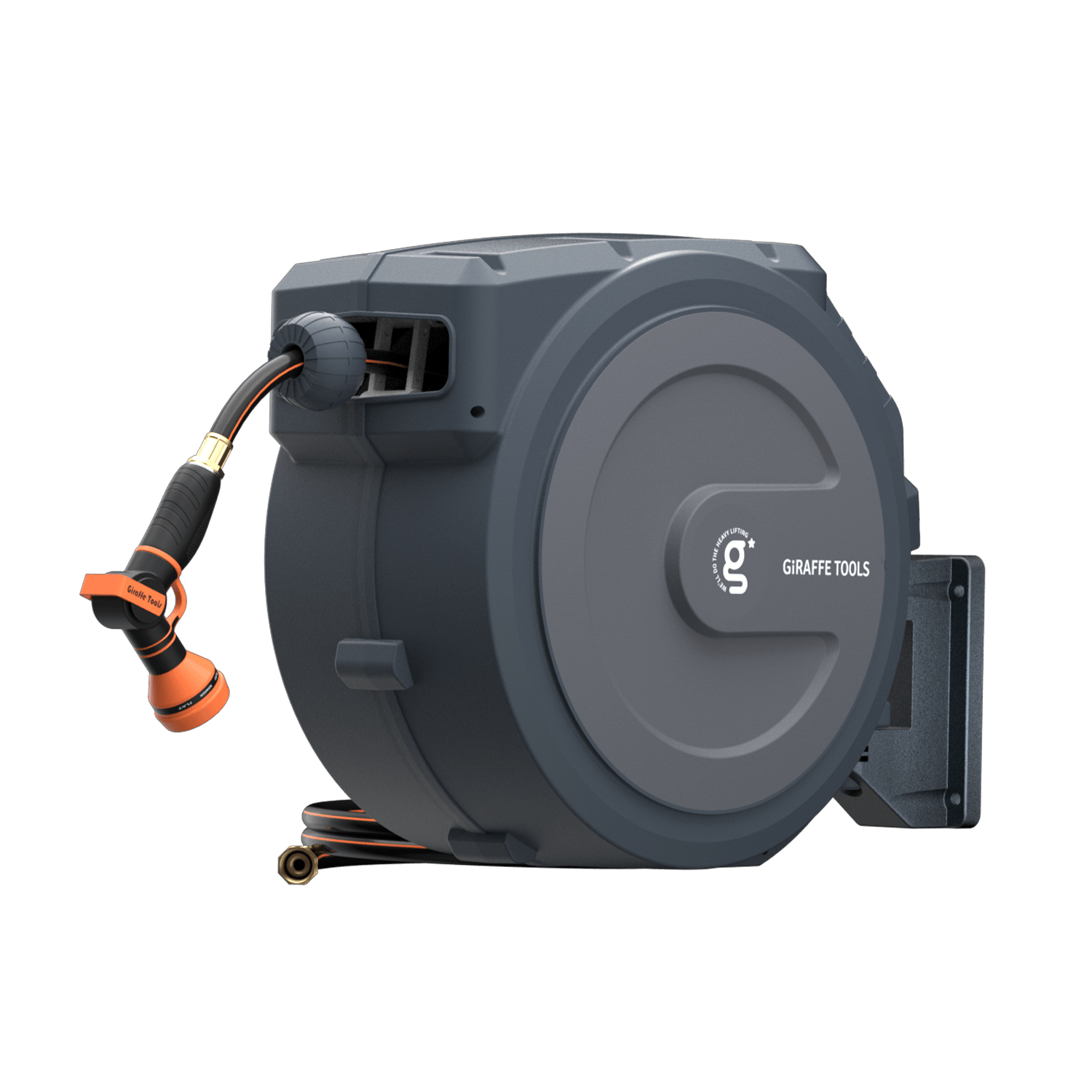 Retractable Garden Hose Reel-1/2in-130ft-M.O.R.E.