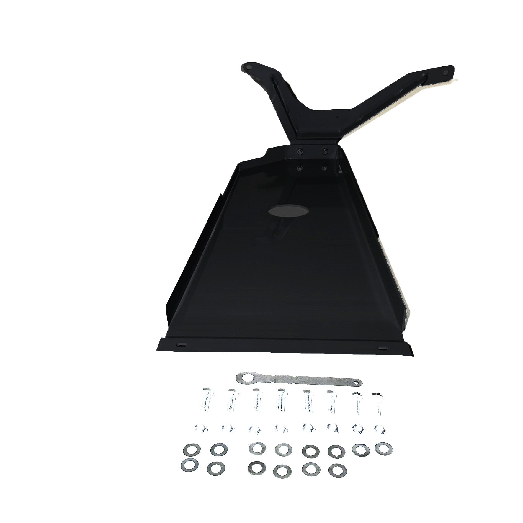 Oil Pan / Transmission Skid Plate for Jeep Wrangler TJ with 4.0L (2003-06) / LJ with 4.0L (2004-06) Aluminum-M.O.R.E.