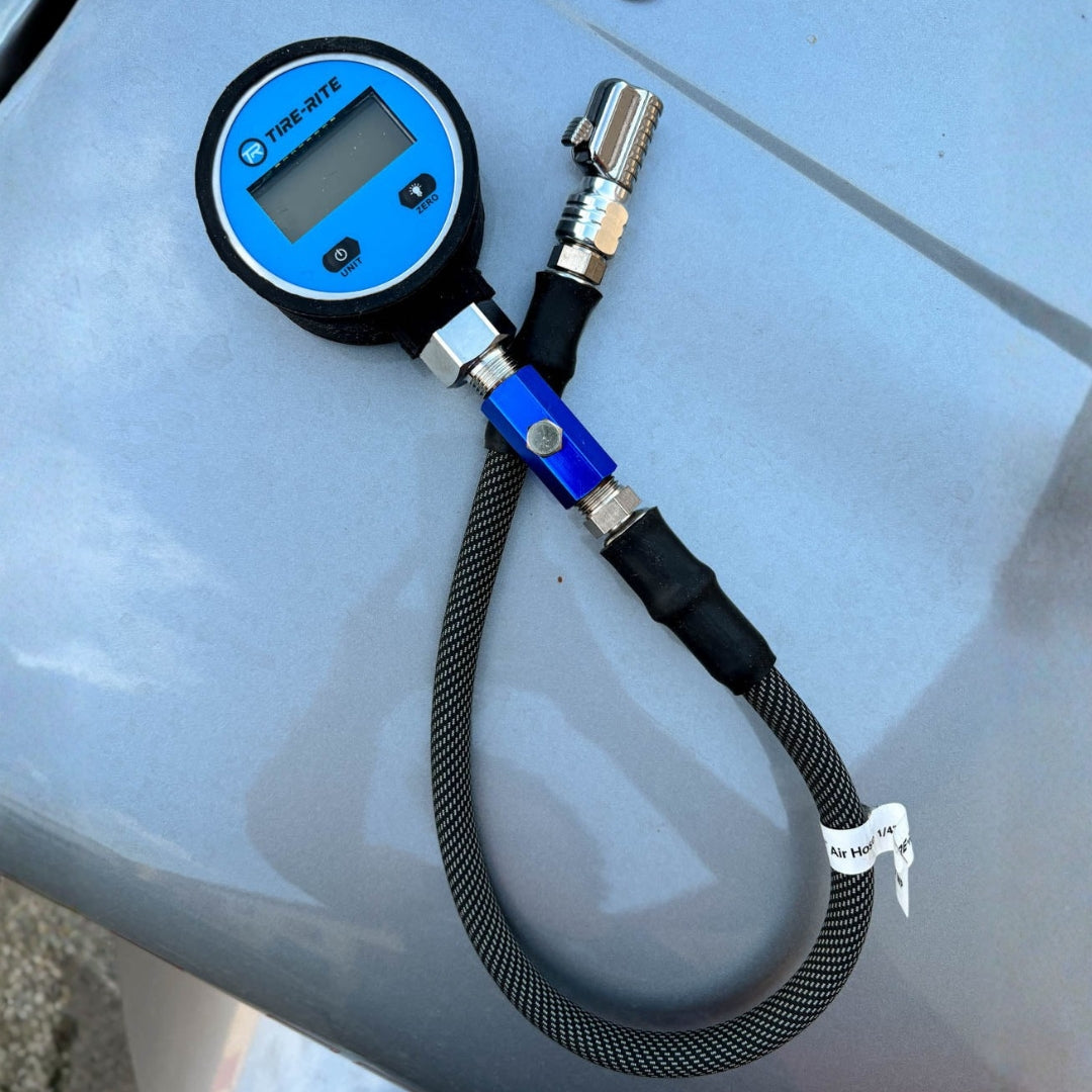 Quickie Pro Tire Gauge with Bleed Valve