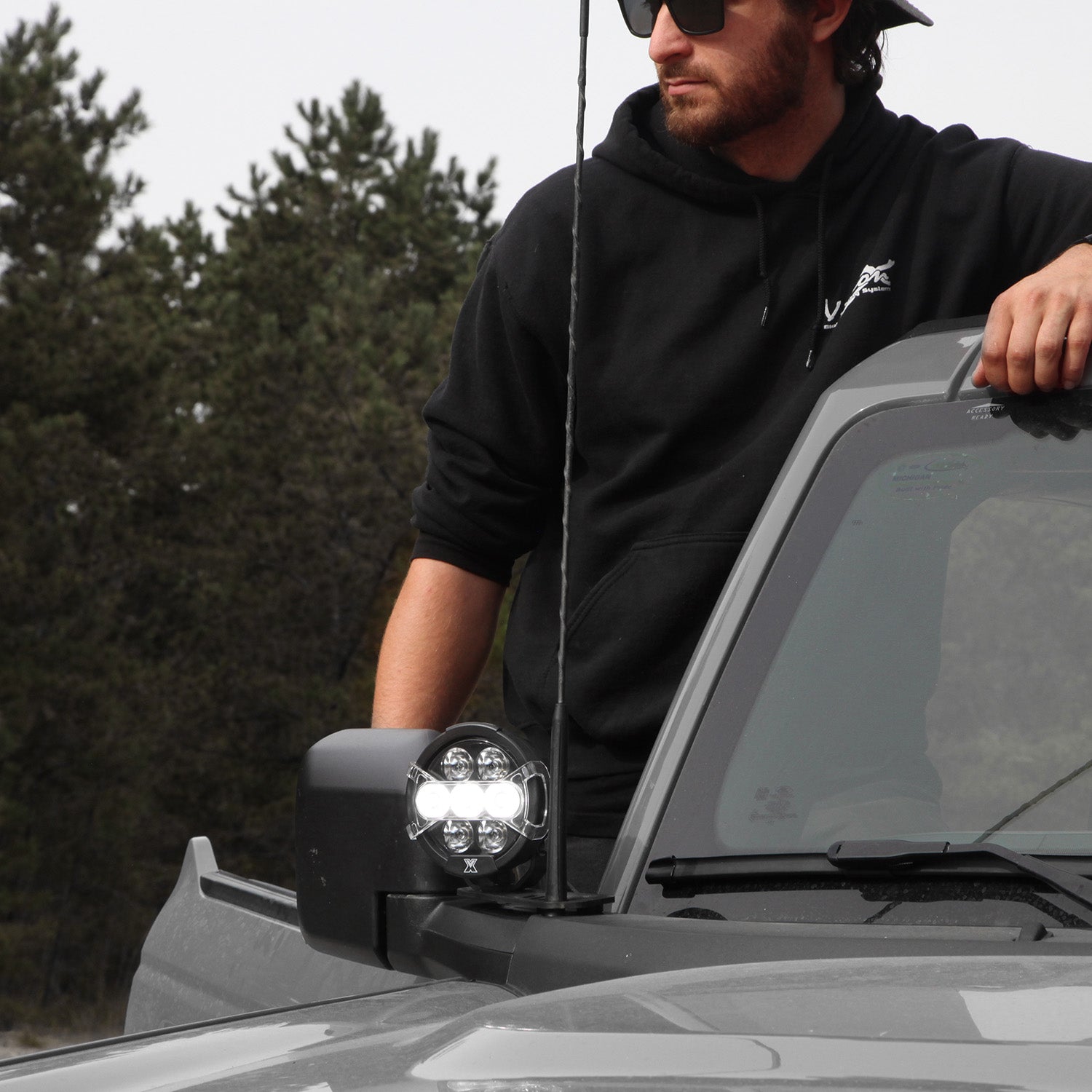 A Pillar LED Light Kit - Ford Bronco 2021 +-M.O.R.E.