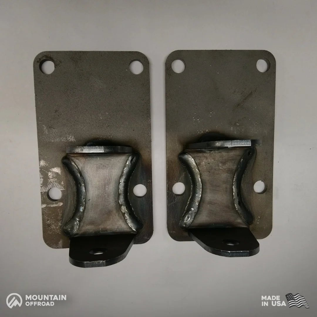 "Bomb Proof" Motor Mount Conversion Kit Chevy LS (Gen III & IV) for Jeep Wrangler YJ (1987-95)-M.O.R.E.