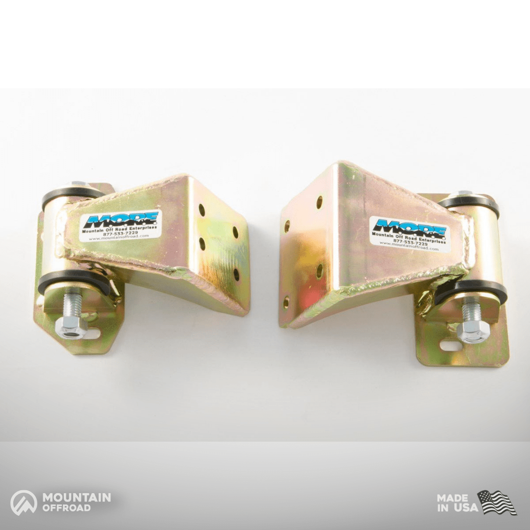 "Bomb Proof" Motor Mount Kit for Jeep CJ (1972-86) with AMC 6-cylinder 4.2L / pre-99 4.0L-M.O.R.E.