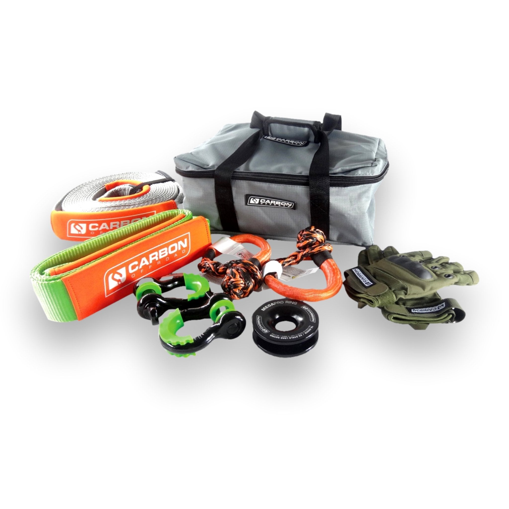 Carbon Offroad Essential Snatch and Winch 4x4 Recovery Kit-M.O.R.E.