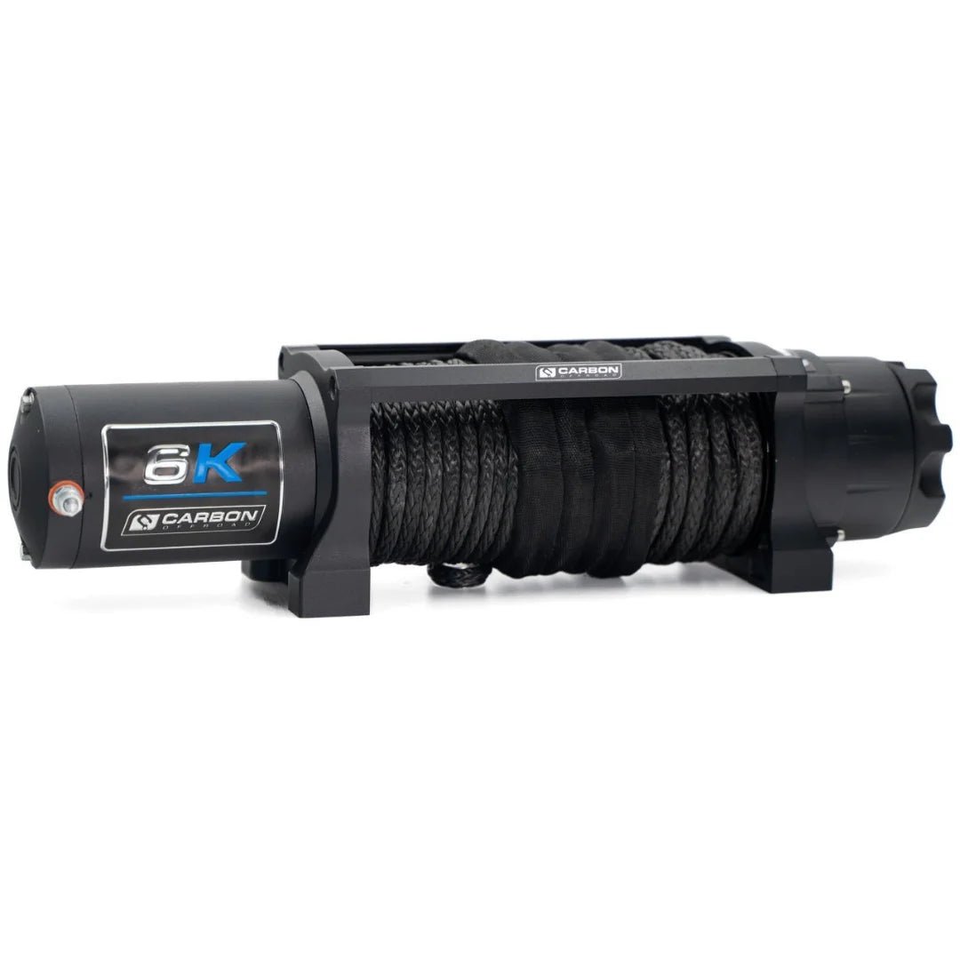 Carbon Offroad Long Drum 6000lb ATV/Small 4X4 Winch-M.O.R.E.