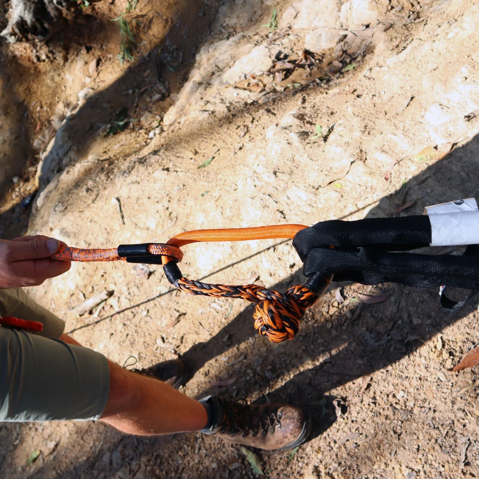 Carbon Offroad Monkey Fist 15T Synthetic Soft Shackle-M.O.R.E.