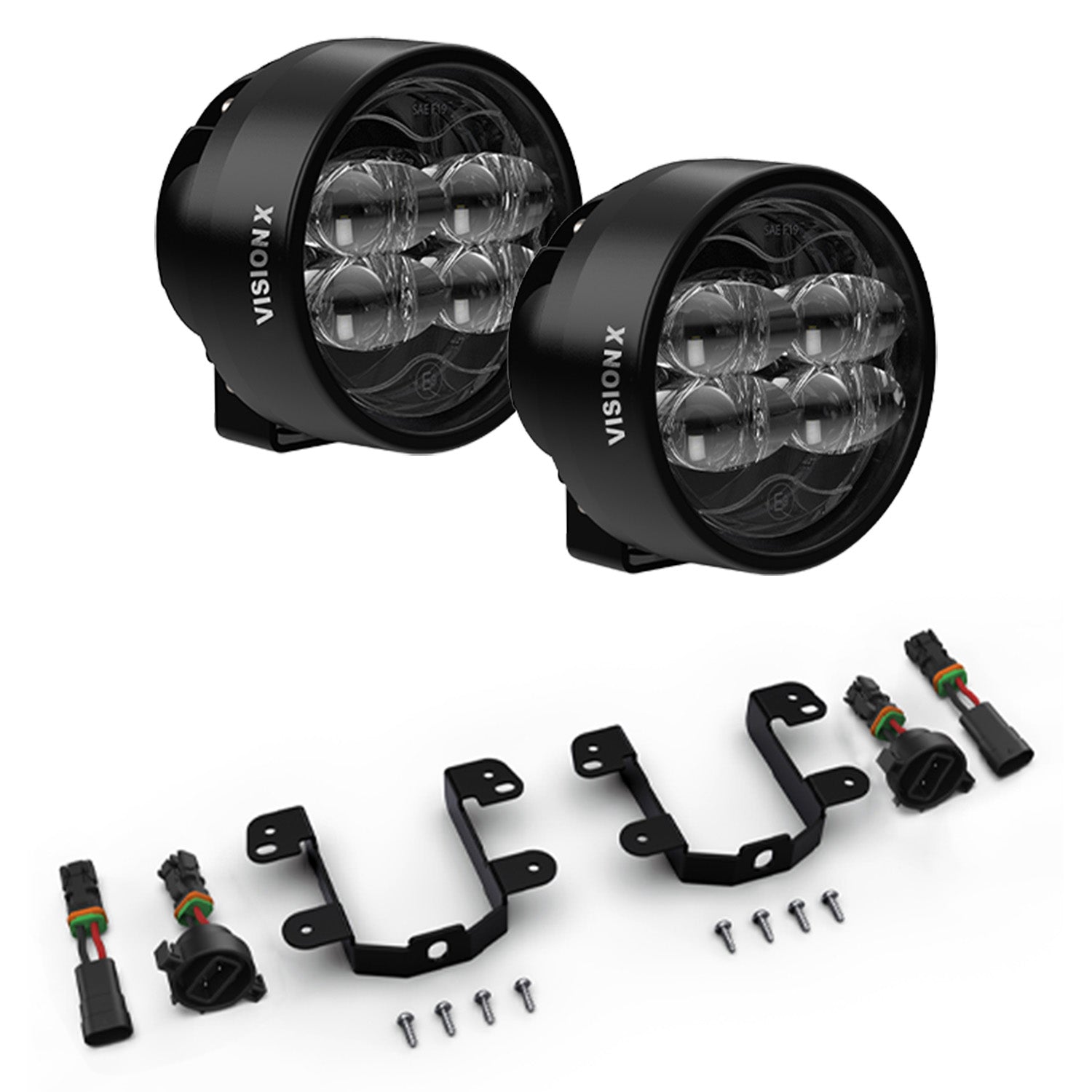 CR-Series Performance LED Fog Light Upgrade Kit - Jeep Wrangler JK, JL & Gladiator JT-M.O.R.E.