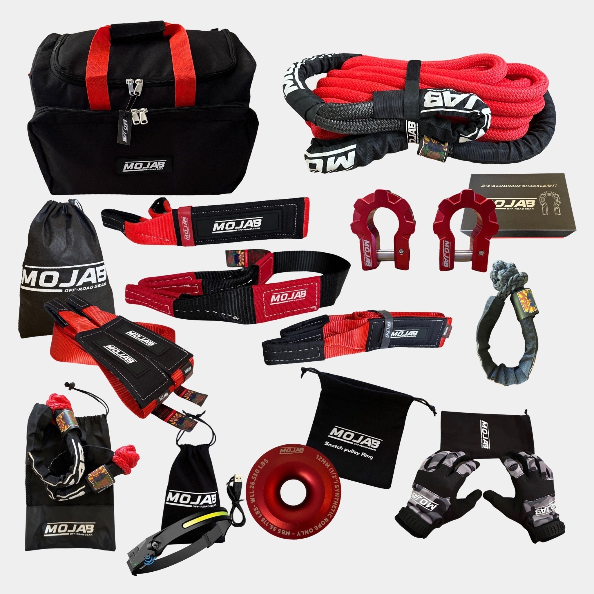 Extreme Recovery Kit (14 items + 9 storage bags + 4 Velcro tapes) *Lifetime Warranty-M.O.R.E.