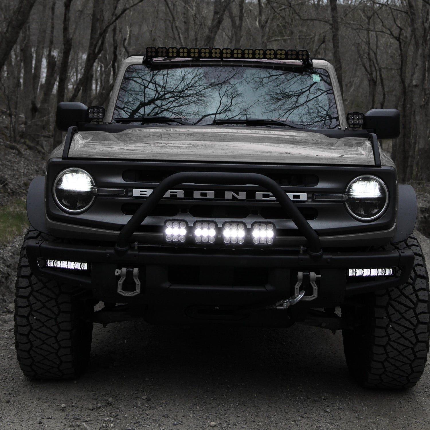 Fog Pocket LED Light Kit - Steel Bumper - Ford Bronco 2021 + - Mountain Offroad (M.O.R.E.)