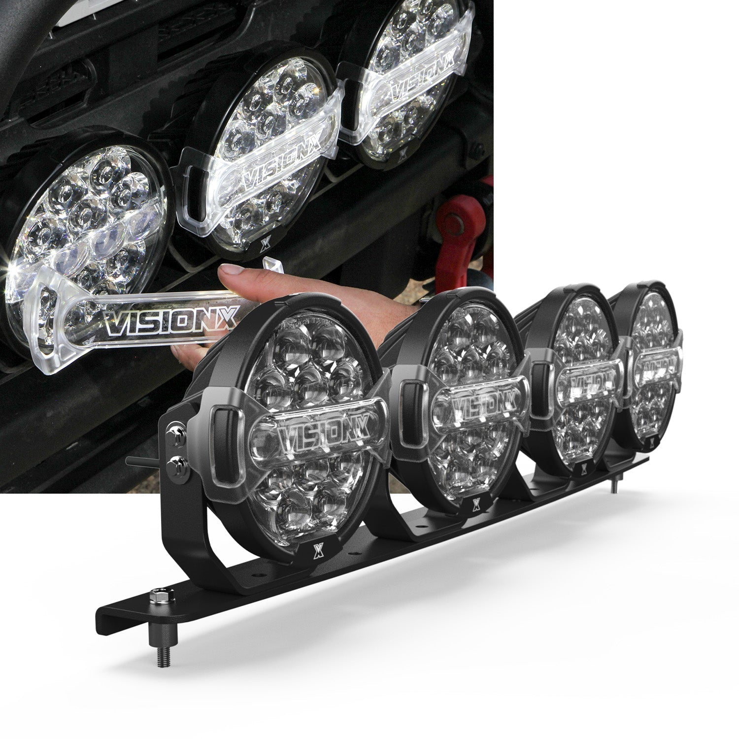 Front Bumper LED Light Kit - Ford Bronco 2021 + - Mountain Offroad (M.O.R.E.)