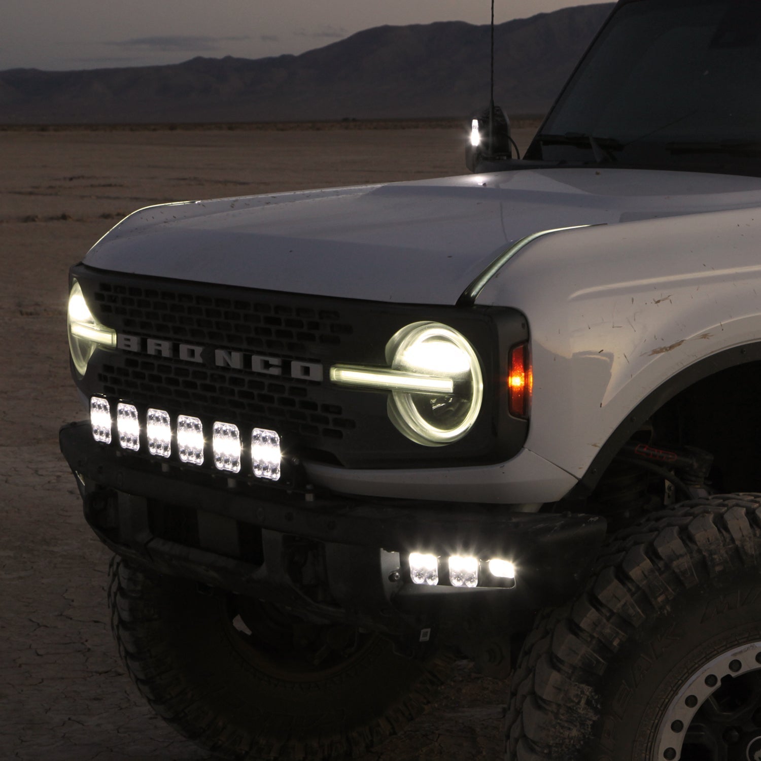 Front Bumper LED Light Kit - Ford Bronco 2021 + - Mountain Offroad (M.O.R.E.)