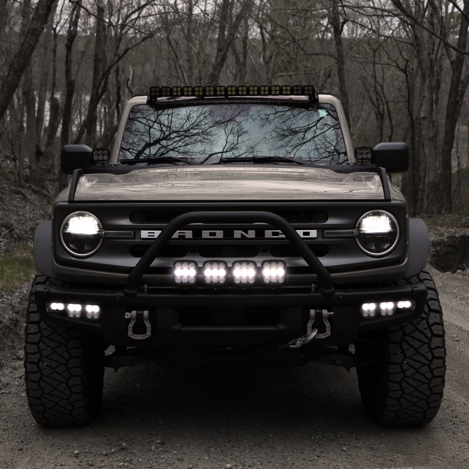 Front Bumper LED Light Kit - Ford Bronco 2021 +-M.O.R.E.