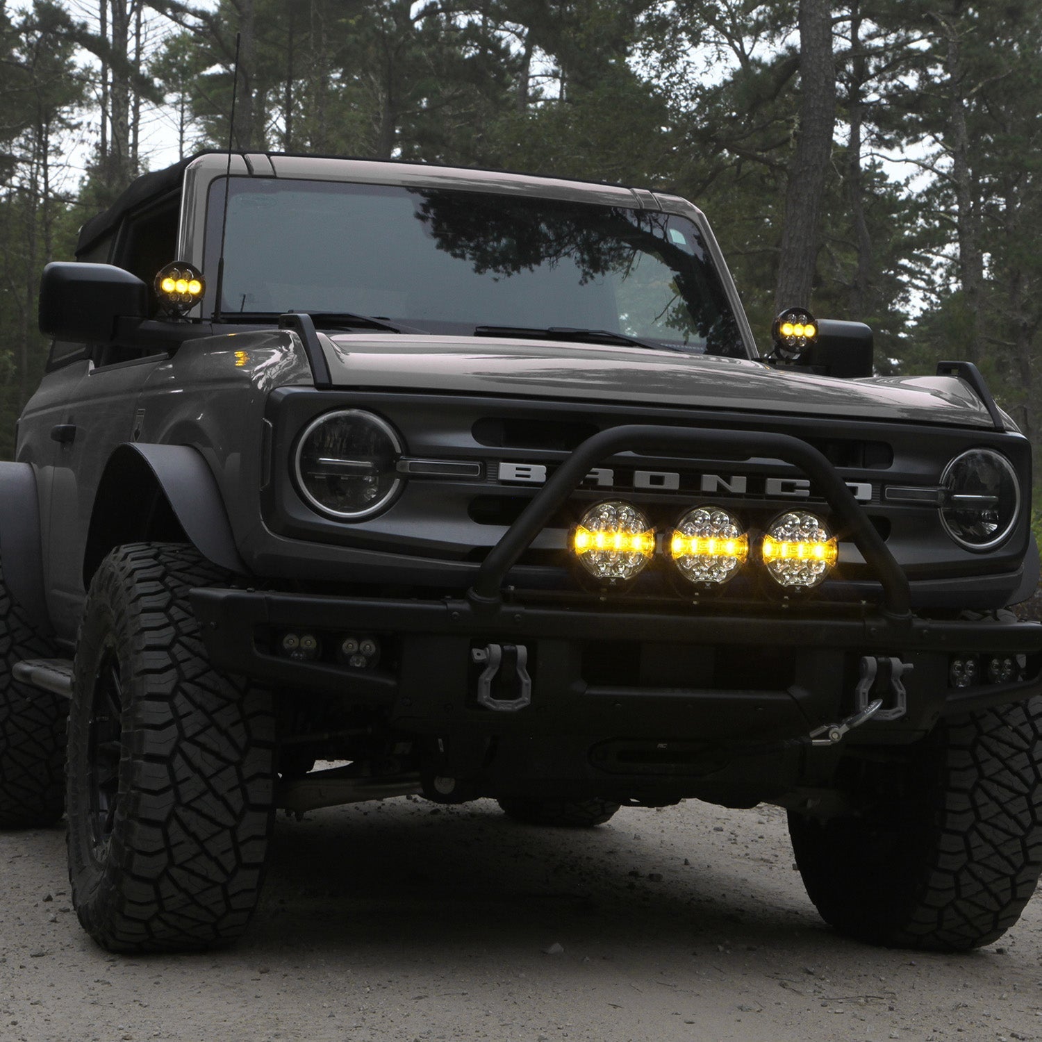 Front Bumper LED Light Kit - Ford Bronco 2021 +-M.O.R.E.