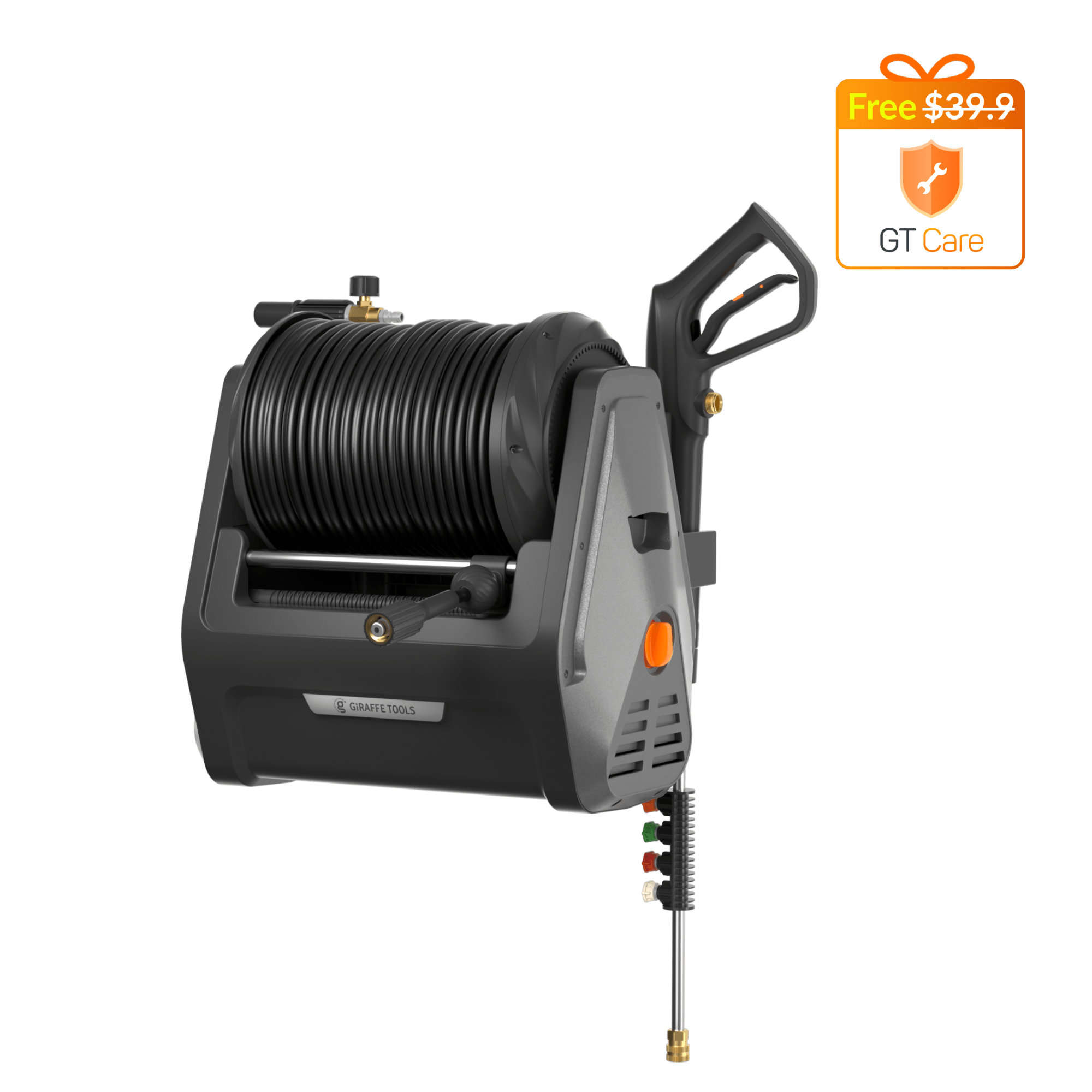 Grandfalls Retractable Pressure Washer Essential-M.O.R.E.