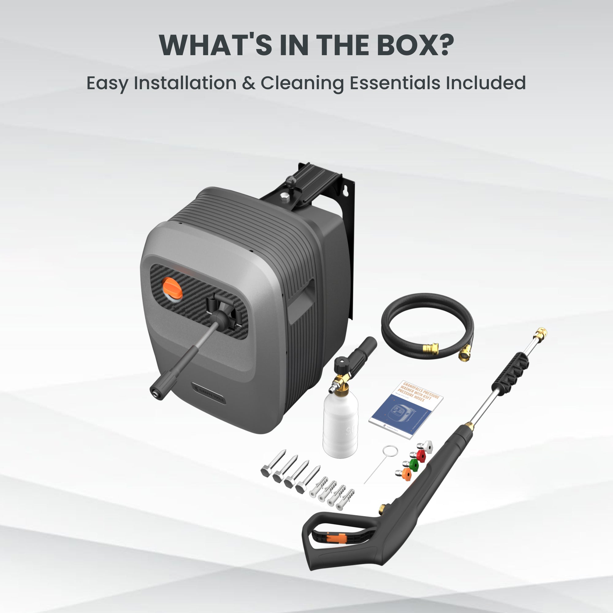 Grandfalls Retractable Pressure Washer G20-M.O.R.E.