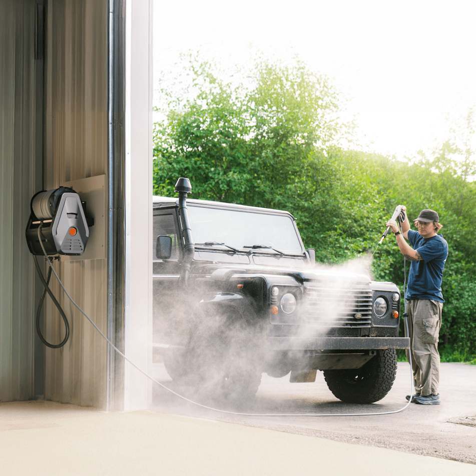 Grandfalls Retractable Pressure Washer Plus-M.O.R.E.