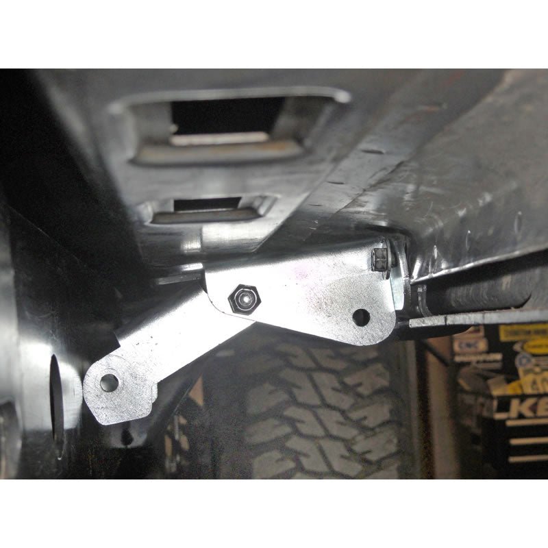 Hide-A-Step: Silver (Front Door) for Jeep Wrangler JK (2007-2018)-M.O.R.E.