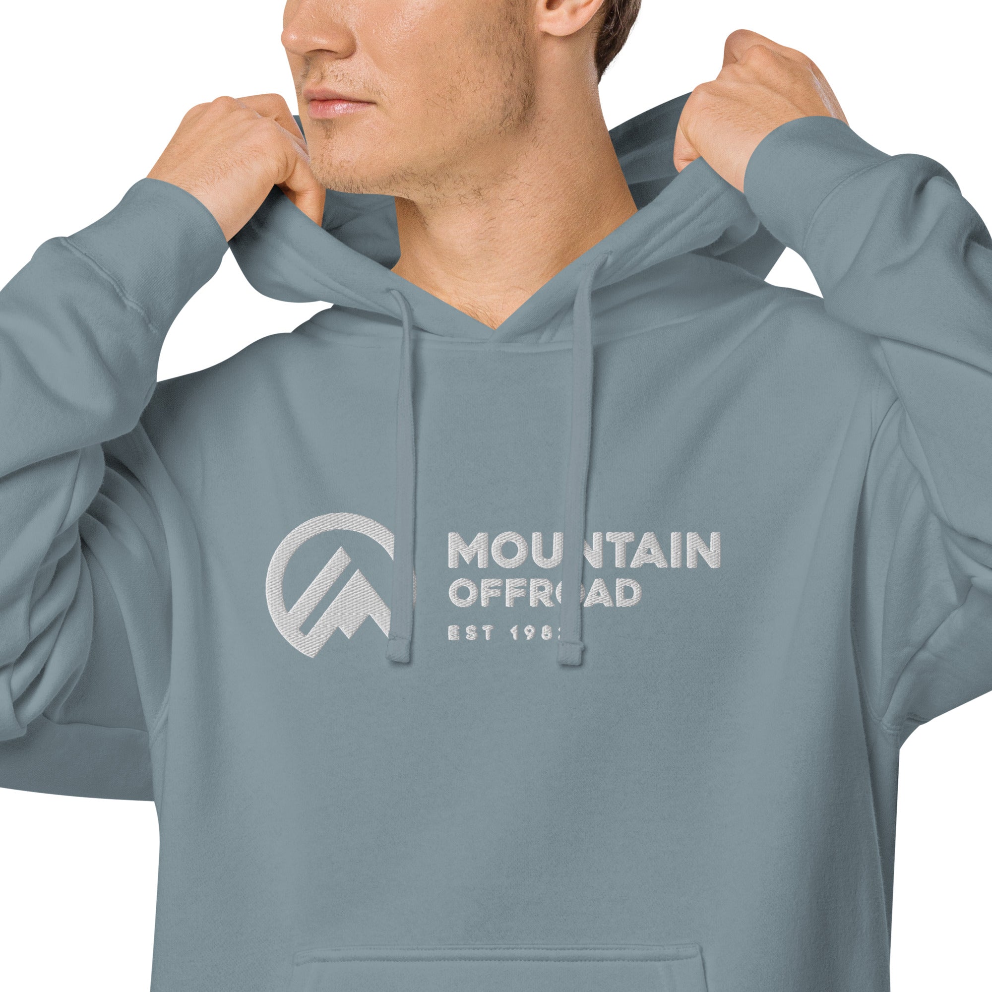 Mountain Offroad Vintage Pigment-Dyed Hoodie-M.O.R.E.