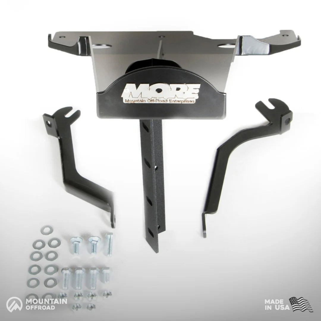 Oil Pan and Transmission Skid Plate for Jeep Wrangler JK (2007-18) Aluminum-M.O.R.E.
