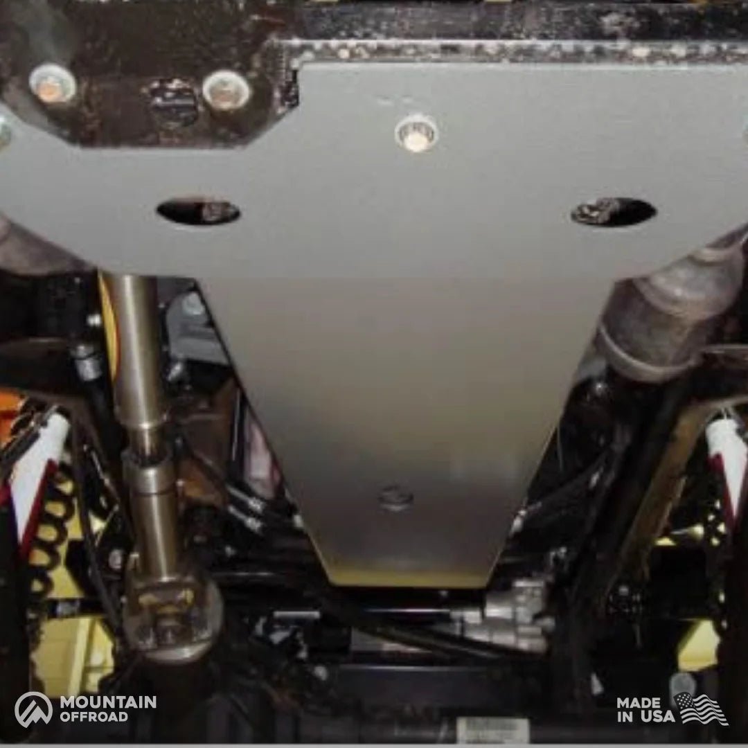 Oil Pan and Transmission Skid Plate for Jeep Wrangler JK (2007-18) Aluminum-M.O.R.E.