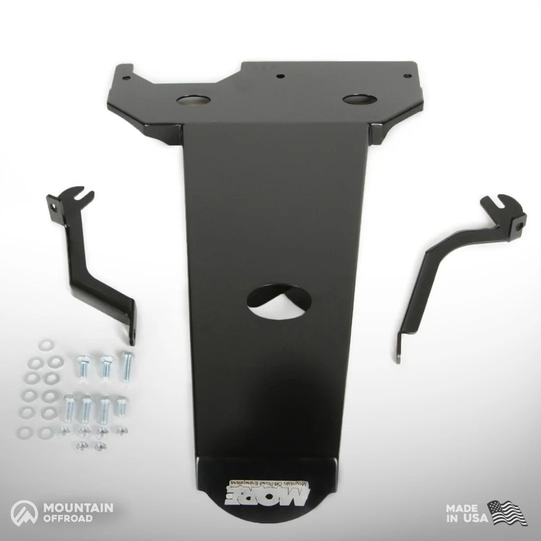 Oil Pan and Transmission Skid Plate for Jeep Wrangler JK (2007-18) Aluminum-M.O.R.E.
