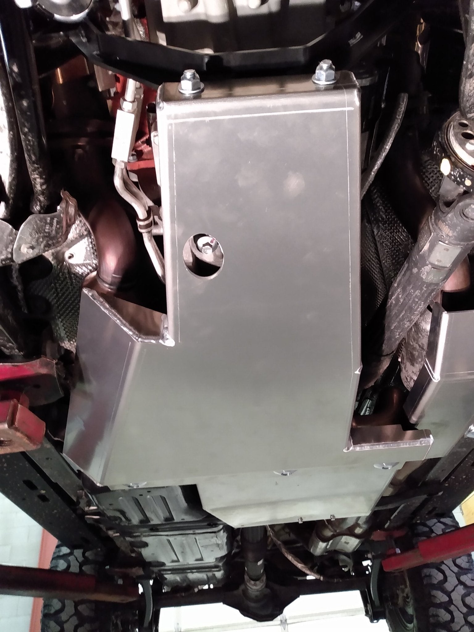 Oil Pan / Transmission Skid Plate (Aluminum) for Jeep Wrangler JL with 392 HEMI (6.4L) (2021+)-M.O.R.E.