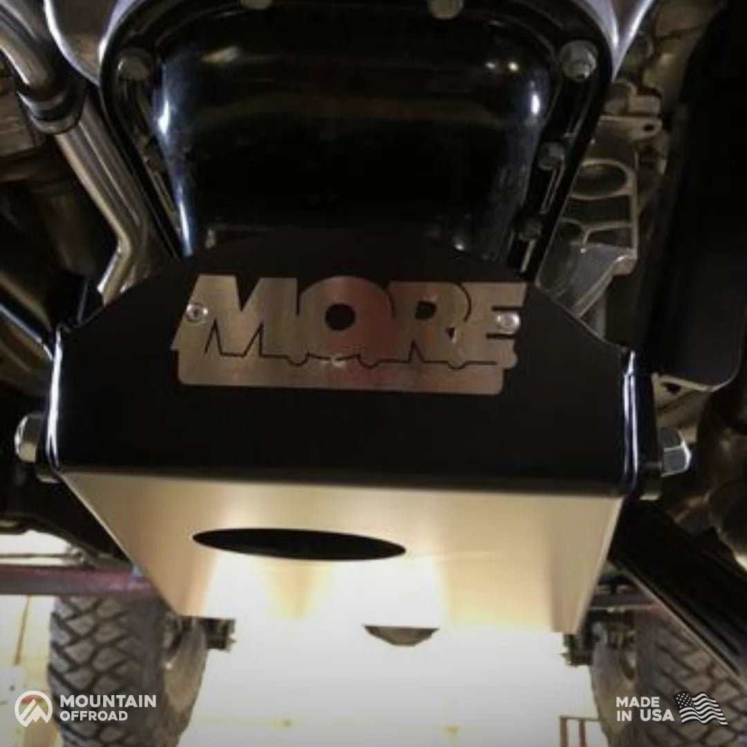 Oil Pan / Transmission Skid Plate for Jeep Wrangler JL (2.0L) Turbo (2018+) Aluminum-M.O.R.E.