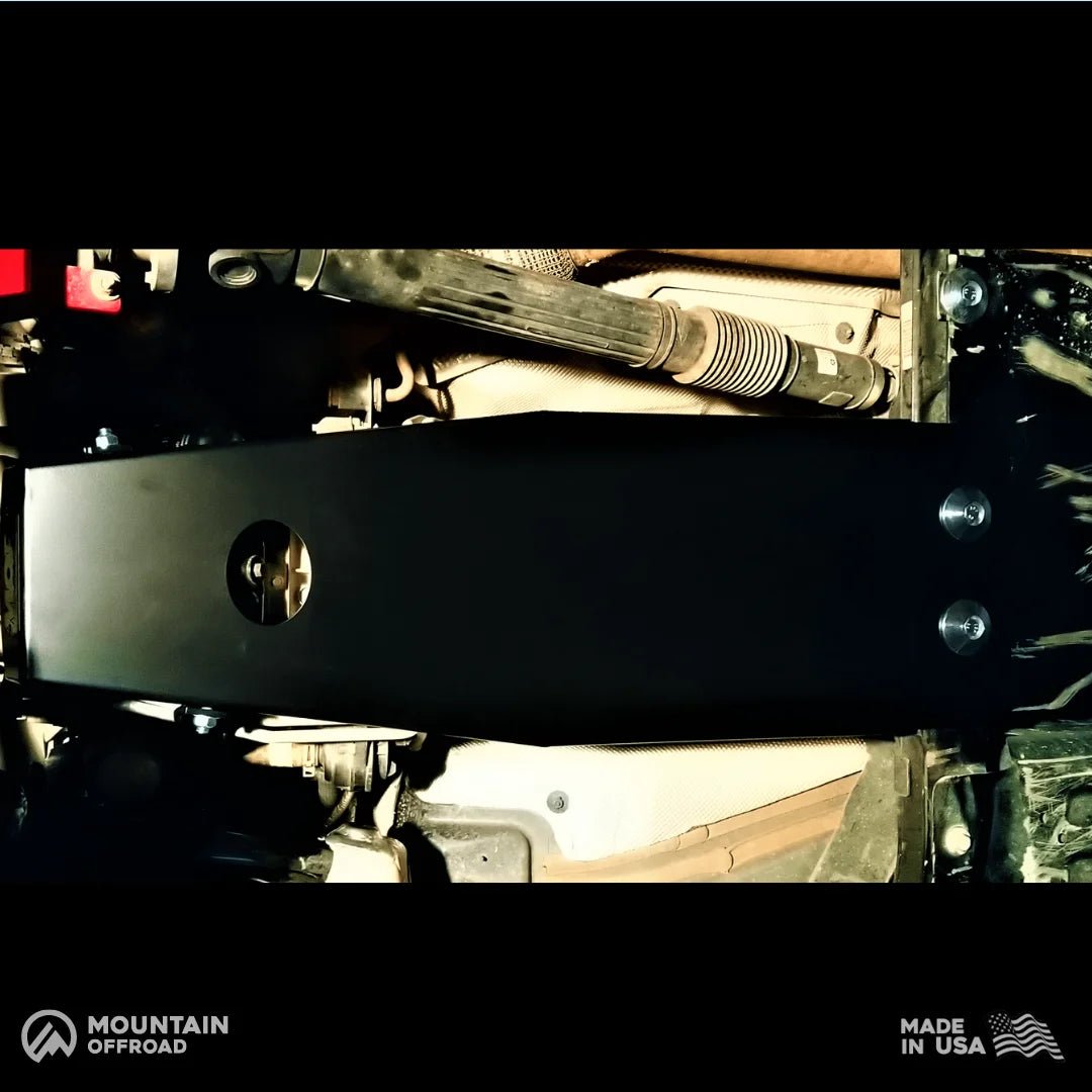 Oil Pan / Transmission Skid Plate for Jeep Wrangler JL (2.0L) Turbo (2018+) Aluminum-M.O.R.E.